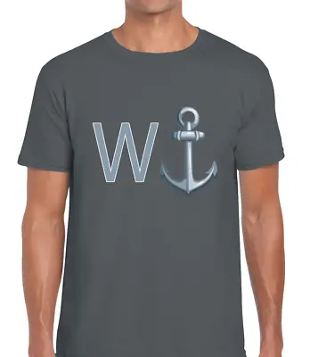 £7.99 • Buy W Anchor W-anker Mens T Shirt Tee Funny Rude Design Cool Comedy Humour Top New