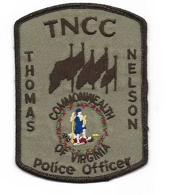 Thomas Nelson Community College Police Patch • $4.25