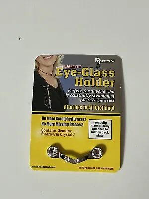 ReadeREST - Classic SILVERTONE Magnetic Eyeglass Holder • $6.95