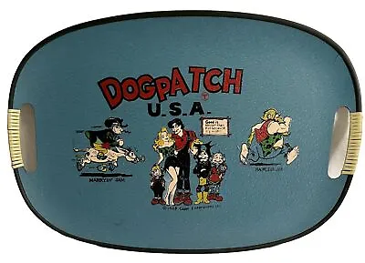 Vintage 1968 Andy Capp Lil Abner Dogpatch Cartoon Serving Tray Made In Japan • $19.99