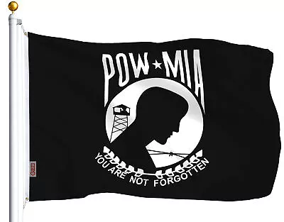 POW-MIA Black Flag You Are Not Forgotten Prisoner Of War 3x5ft • $8.99