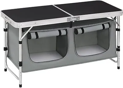 £47.99 • Buy WOLTU Portable Folding Camping Picnic Table Party Kitchen Outdoor Garden BBQ