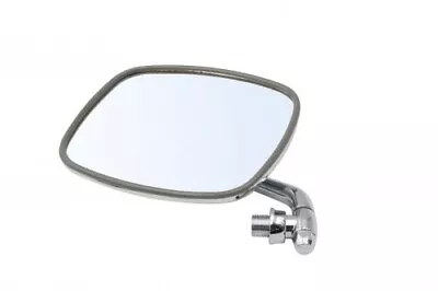 Empi Left/Driver Outside Chrome Mirror W/ Grey Trim For VW Bus 1968-1979 • $41.95