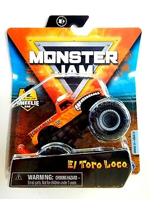 El Toro Loco Monster Jam Truck (Wheelie BarPoster)(Spin Master)(2021) • $6.49