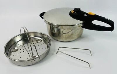 £72.52 • Buy FAGOR 18-10 4 Liter Pressure Cooker Vitro-Induction W/Basket