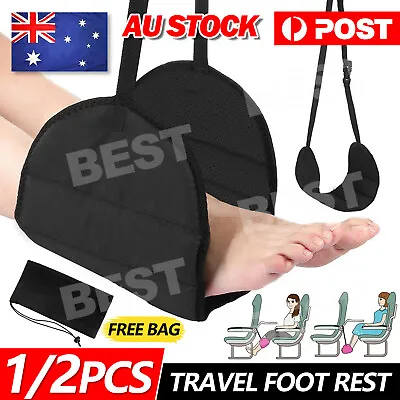 $6.75 • Buy Travel Foot Rest Footrest Leg Pillow Flight Memory Foam Cushion Hammock AU STOCK