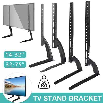 $19.05 • Buy Table TV Stand Leg Mount Bracket For Samsung Sony Sharp 14-75  VESA LCD LED TCL