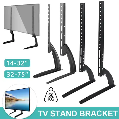 $26.69 • Buy Table TV Stand Leg Mount Bracket For Samsung Sony Sharp 14-75  VESA LCD LED TCL