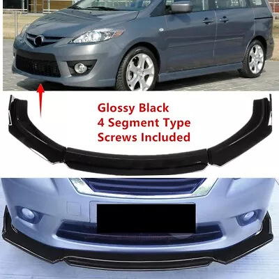 Add-on Universal Fit For Mazda 5 06-10 Front Bumper Spoiler Splitter 2 Layer • $57.49