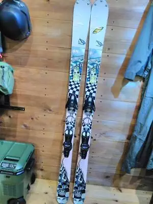 K2 Miss Deminar 159Cm Rare Women'S Full Twin Tip Ski With Salomon Binding Free P • $391.35