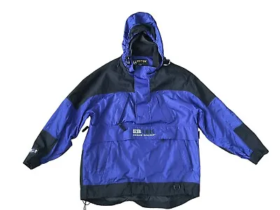 Vintage Eddie Bauer Ebtek Anorak Pullover Jacket Parka Hooded Ski Men’s Sz Large • $74.99