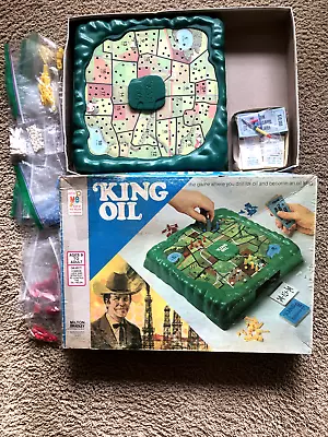 1974 King Oil Board Game By Milton Bradley VINTAGE -almost Complete • £37.59