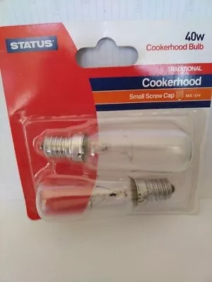 2 X 40W SES E14 Cooker Hood Light Bulbs 2 Pack • £3.99