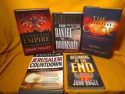 John Hagee & Hank Hanegraaff 5 Book Lot Earth's Last Empire Jerusalem Countdown • $12.99