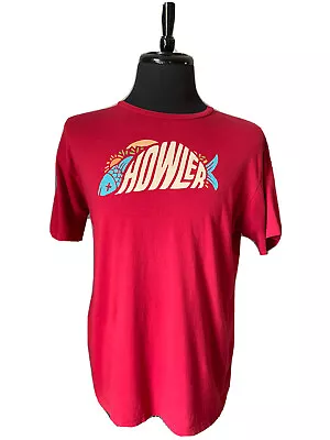 Howler BrothersT-Shirt Mens Large Fish Taco Red Fishing Mono Monkey Austin Bros • $26