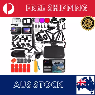 Accessories Kit For Gopro Hero 12 11 10 9 Black Waterproof Housing Silicone Case • $95.95
