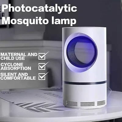 USB Mosquito Killer Indoor And Outdoor Electric Insect Trap LED Control Light • $9.92