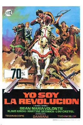 CLASSIC MEXICAN MOVIE POSTER I Am The Revolution Gean Maria Volonte 20x30-PY2 • $9.99