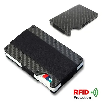 £11.40 • Buy RFID Business ID Cardholder  Credit Bank Card Holder Men Wallet Case Metal EDC 