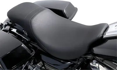 $350.96 • Buy Danny Gray Black Vinyl LowIST 2 Up Seat 2008-2022 Harley Touring FLHR FLHX FLHTC