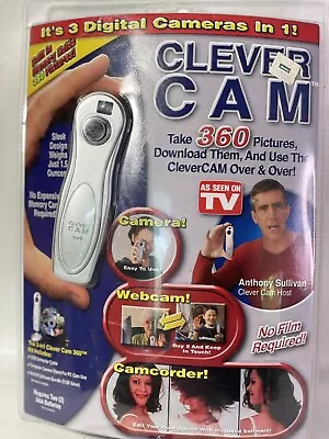 Vintage ￼Clever Cam 360 As Seen On TV Old Technology Camcorder Camera NEW • $64.99