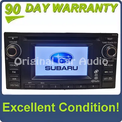 2012 - 2014 Subaru Crosstrek Impreza OEM AM FM HD Radio Single CD Player CM631UD • $213