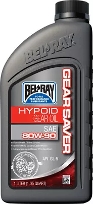 BEL-RAY GEAR SAVER 80W-90 HYPOID Gear Transmission Final Drive Oil 1L • $23.12