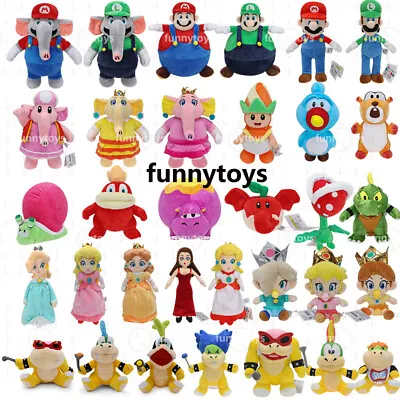 New Super Mario Bros Wonder Soft Plush Toys Stuffed Doll Kids Birthday Xmas Gift • £9.19