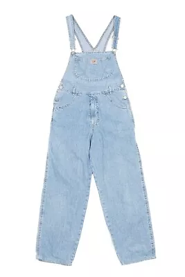 Vintage Thick Denim Dungarees | 28 X 26 | Overalls Heavy Light Wash Work AE06 • £27.99