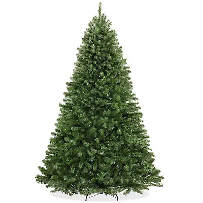 OPEN BOX - 7.5 Ft Green Spruce Hinged Artificial Christmas Tree With Stand • $63.99