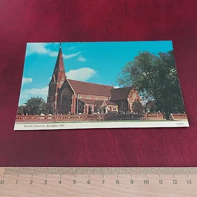£7 • Buy Vintage Postcard Parish Church Burgess Hill