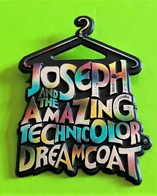 Joseph And The Amazing Technicolour Dreamcoat Plastic Badge C1980 • £8