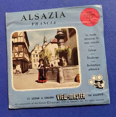 Scarce Sawyer's Alsazia Francia 1465 ABC Alsace France View-master Reels Packet • $59