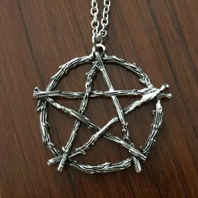 Hot Stainless Steel Pentagram Pendant Necklace Men Women Star Party Jewelry Gift • $2.60