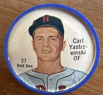 Vntg 1962 Salada Baseball  Coin #27 Carl Yastrzemski Red Sox Tea & Junket • $24.99