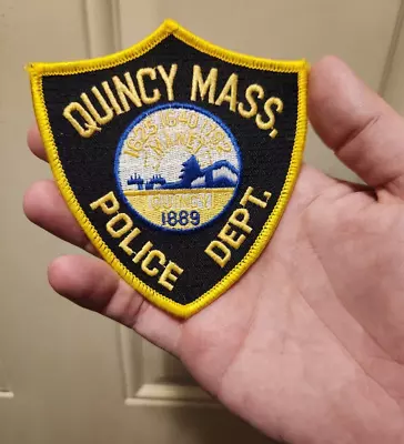 Quincy Mass. Police Dept. Patch • $8