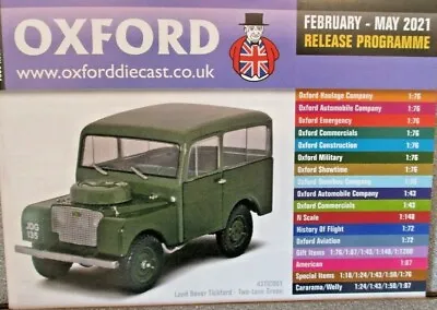 £2.50 • Buy OXFORD DIECAST NEW Catalogue  FEB - MAY 2021   Excellent Condition