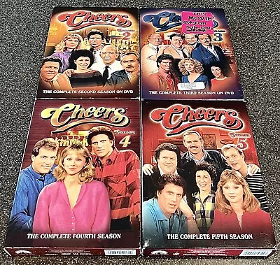 Cheers: The Complete Second - Fifth Season DVD Sets - FULLY TESTED!! • $23.95