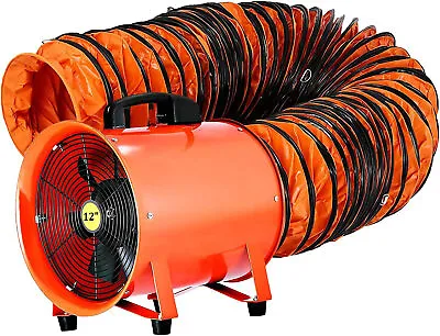 12  Extractor Fan Blower Portable W/5m Duct Hose Ventilator 2295 CFM Ventilator • $124.90