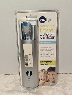 Vio Light Travel Deluxe Ultraviolet Toothbrush Sanitizer VIO200 Sealed • $23.99