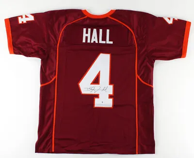 DeAngelo Hall Signed Virginia Tech Hokies Jersey (Beckett COA) 2004 1st Rd Pk DB • $199.95