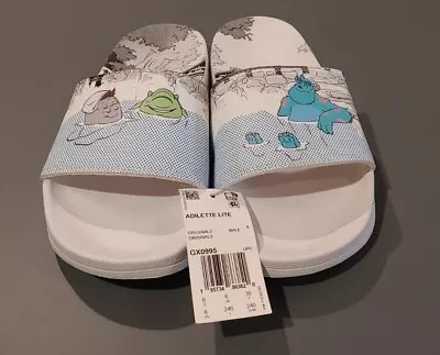 Adidas X Disney Adilette Lite Pixar Monsters Inc Size 6 • $29.99