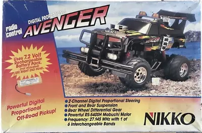 Nikko Avenger RC Remote Controlled Mega Monster Truck Off Road With Remote 90’s • $99.99