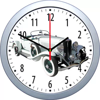 Wall Clock With Car Motif : Car Brand A - Car SUV Coupe Combi Classic Car • £34.51