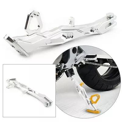 New CNC Foot Side Stand Support Leg Kickstand For Motorcycle Universal Silver • $24.45