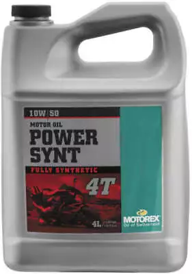 Motorex Power Synthetic 4T Motor Oil 10W-50 4 Liter 110452 98-0035 3601-0007 • $70.54