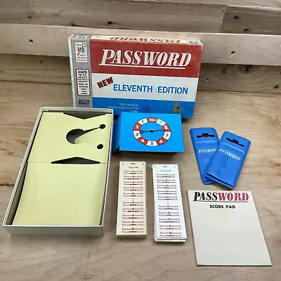 Vintage 1970 Password Game New Eleventh Edition 4260 By Milton Bradley • $9.65