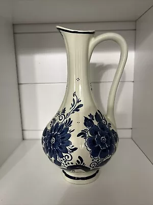 Vintage Blauw Delft Pitcher Hand Painted From Holland • $25