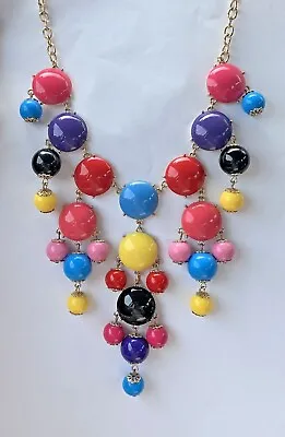 $2.99 • Buy Multi-color Bubble Necklace
