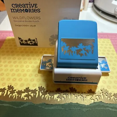 Creative Memories WILDFLOWERS Decorative Border Punch -New In Box! • $35